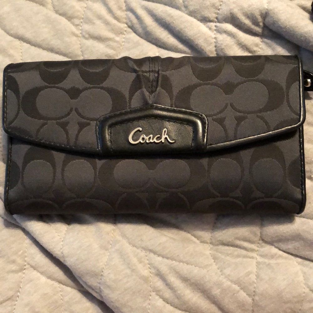 Black Coach Wallet